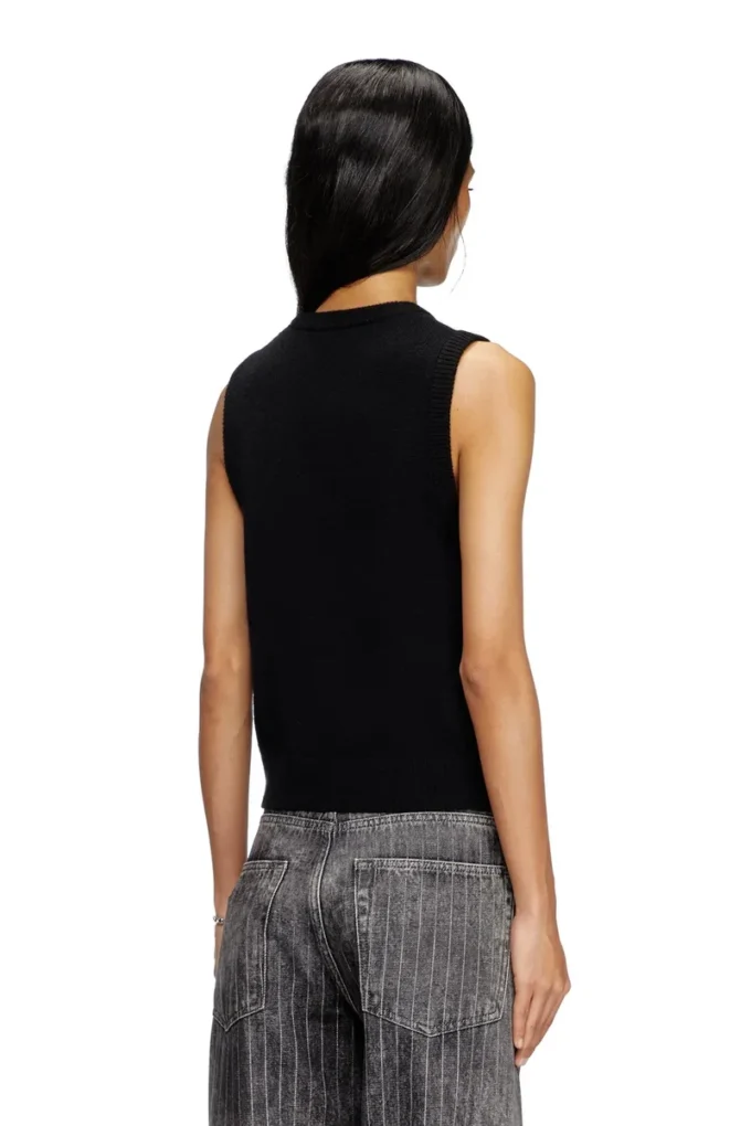 m-argarin-sl Kaşmir karışımlı örgü tank top