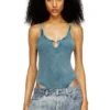 maura-dnm Mermer yıkamalı streç pamuktan bodysuit