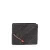 multi-pkts bi fold coin s 3d Logo detaylı denim cüzdan