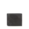multi-pkts bi fold coin s 3d Logo detaylı denim cüzdan