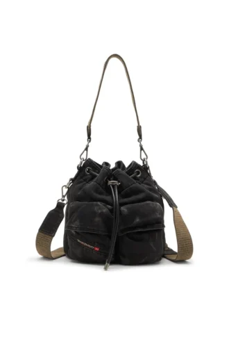 multi-pkts bucket x Multi-Pkts-Multipocket kovboy çantası, yıkanmış denim