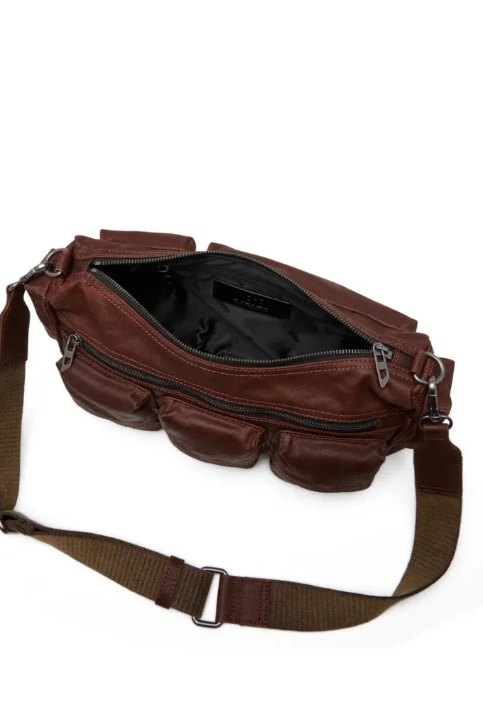 multi-pkts omuz çantası x Multi-Pockets – Çoklu cepli pamuklu çanta