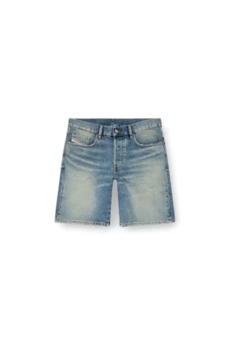 normal-kısa Denim şort