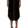 o-llipop Fermuarlı pamuklu midi etek