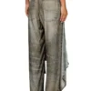 p-aloma Denim görünümlü viskon sargı pantolon