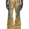p-fro-dev Soyulabilir muslin kamuflaj pantolon