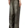 p-theck-lkct Denim görünümlü viskon elastik pantolon
