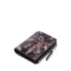 Play bi-fold zip ii Baskılı parlak PU küçük cüzdan