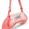 play crossbody Play-Omuz çantası, baskılı parlak PU