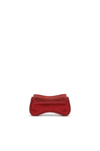 play crossbody xs Play-Mini çapraz askılı çanta, kristal Lurex