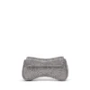 play crossbody xs Play-Mini çapraz askılı çanta, kristal Lurex