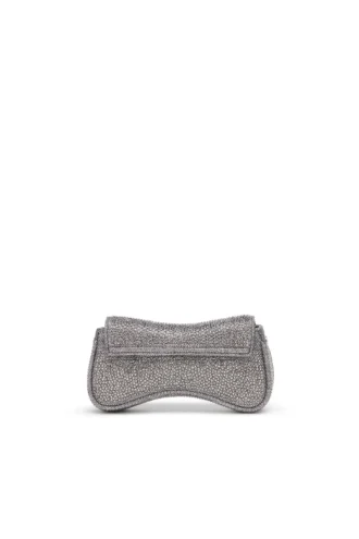 play crossbody xs Play-Mini çapraz askılı çanta, kristal Lurex