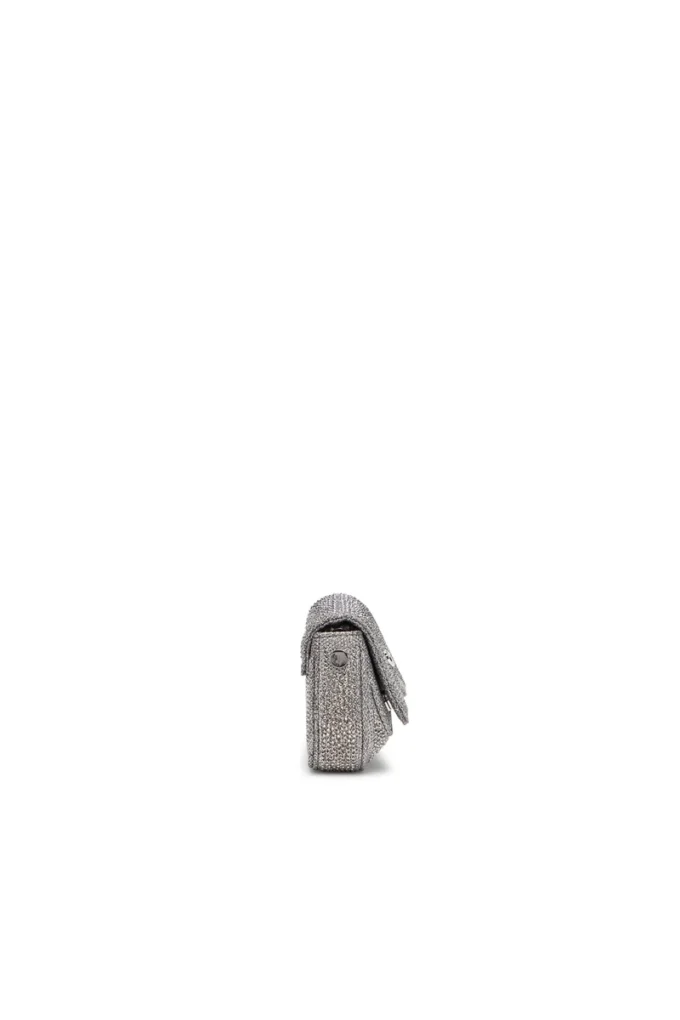 play crossbody xs Play-Mini çapraz askılı çanta, kristal Lurex