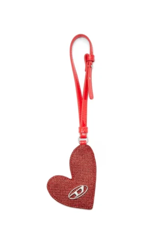 Play mirror Metal logolu kalp charm