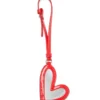 Play mirror Metal logolu kalp charm