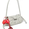 Play mirror Metal logolu kalp charm