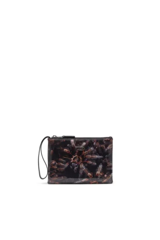 play pouch ii Parlak baskılı PU cüzdan