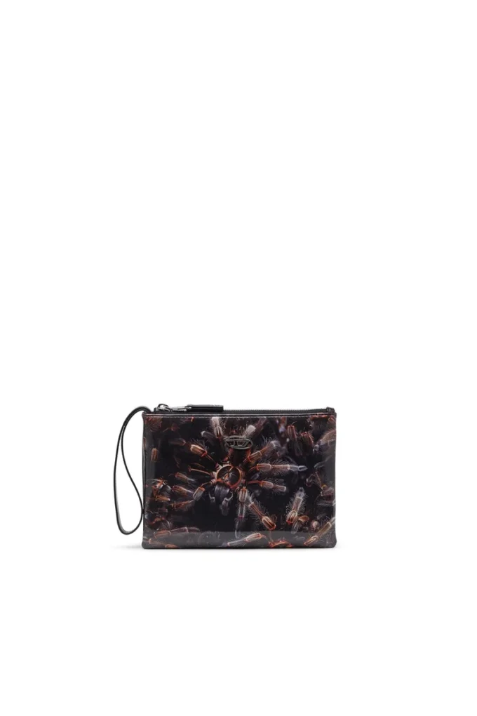 play pouch ii Parlak baskılı PU cüzdan