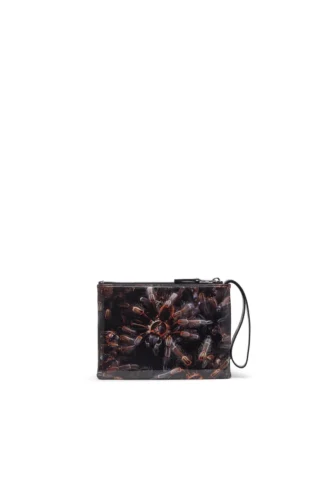 play pouch ii Parlak baskılı PU cüzdan