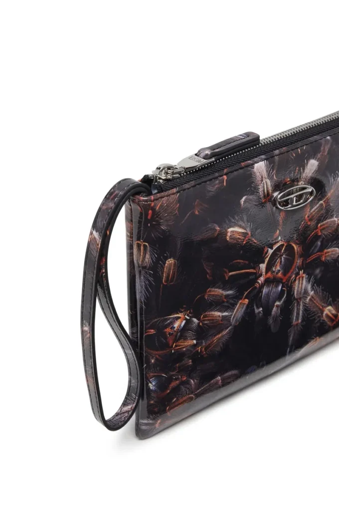 play pouch ii Parlak baskılı PU cüzdan