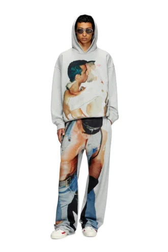 pr-s-boxt-hood-tom25 Grafik baskılı kapüşonlu sweatshirt