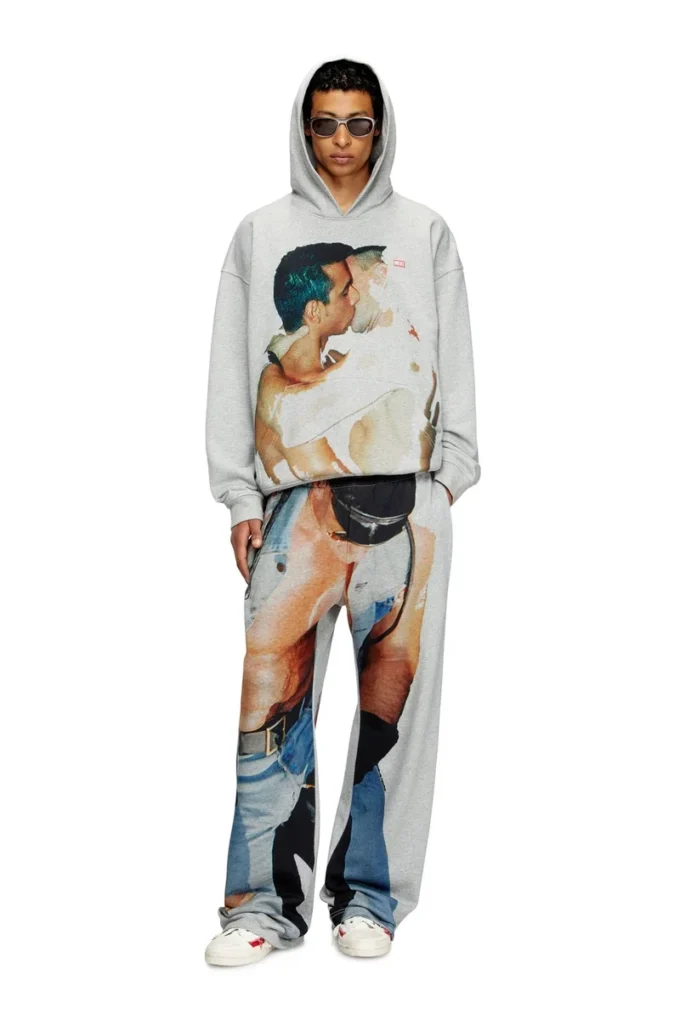 pr-s-boxt-hood-tom25 Grafik baskılı kapüşonlu sweatshirt