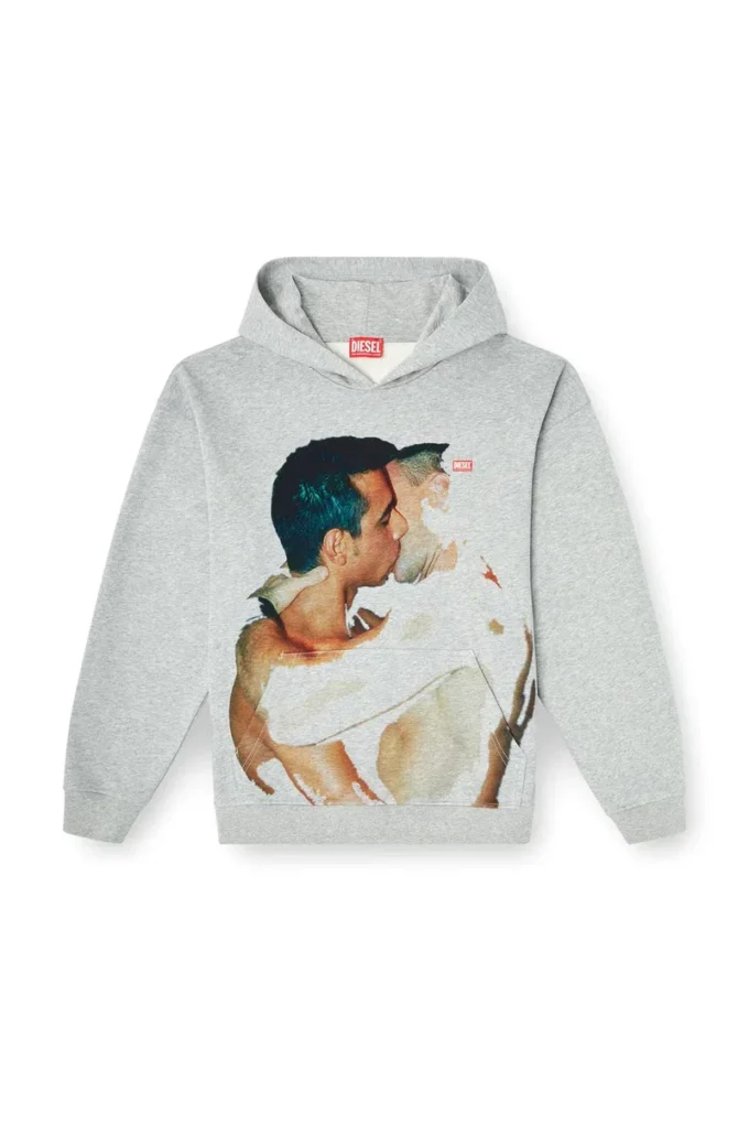 pr-s-boxt-hood-tom25 Grafik baskılı kapüşonlu sweatshirt