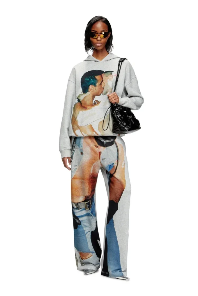 pr-s-boxt-hood-tom25 Grafik baskılı kapüşonlu sweatshirt