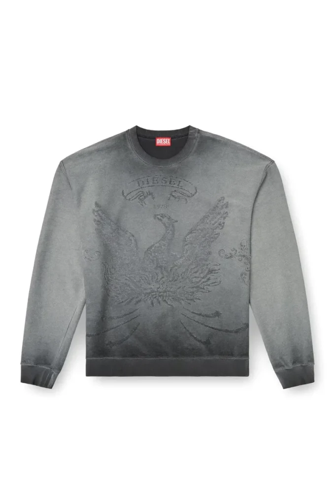 s-aron Soluk sweatshirt, devoré Phoenix logolu