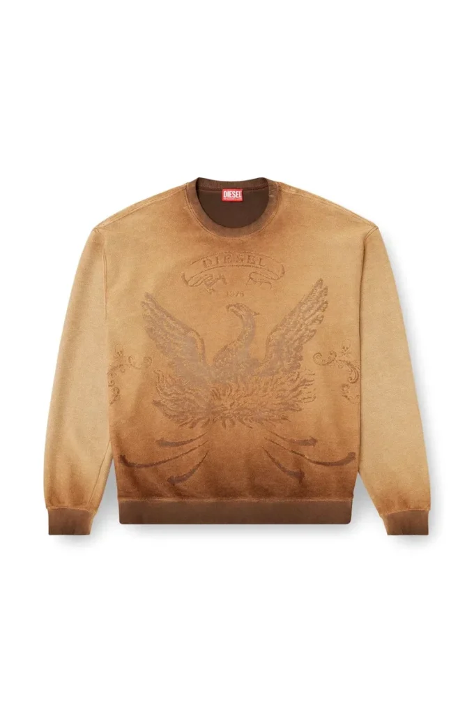 s-aron Soluk sweatshirt, devoré Phoenix logolu