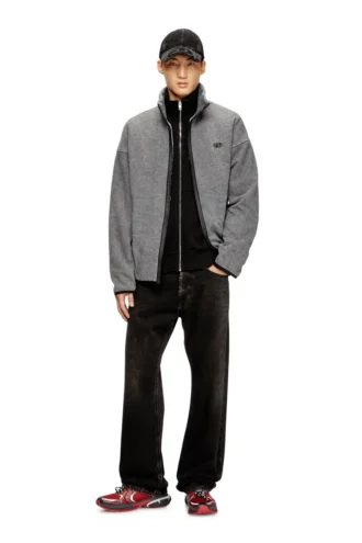 s-baty-new İç astarlı fermuarlı sweatshirt