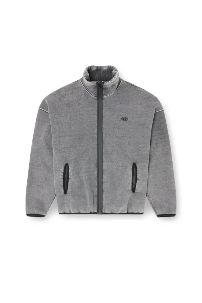 s-baty-new İç astarlı fermuarlı sweatshirt