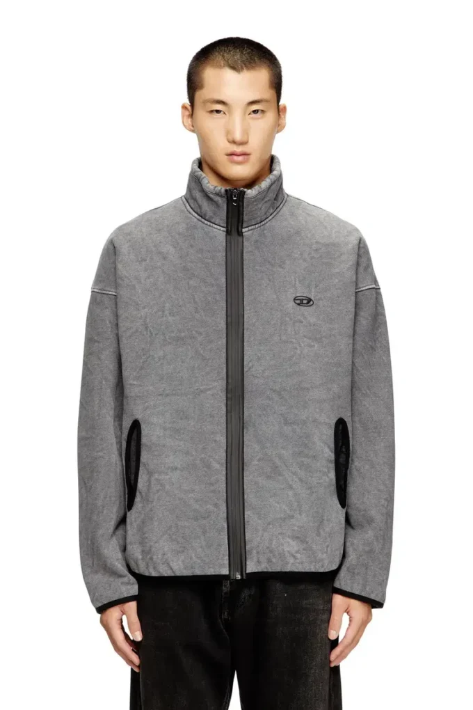 s-baty-new İç astarlı fermuarlı sweatshirt