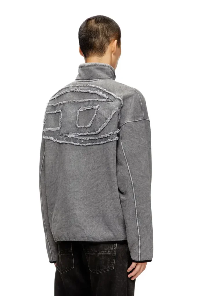 s-baty-new İç astarlı fermuarlı sweatshirt