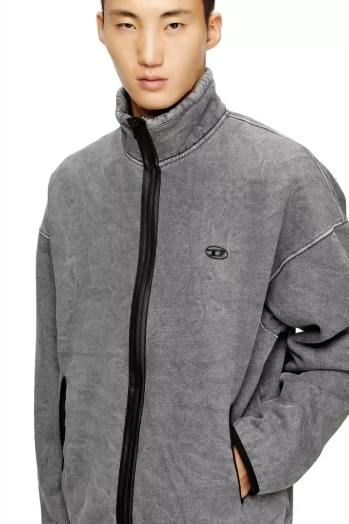 s-baty-new İç astarlı fermuarlı sweatshirt
