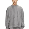 s-baxt-t1 Mikro logolu çatlak efektli sweatshirt