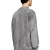 s-baxt-t1 Mikro logolu çatlak efektli sweatshirt