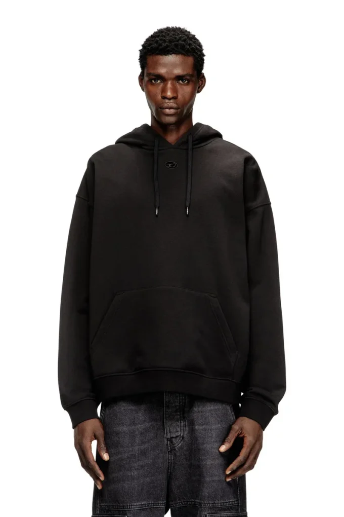s-boxt-hood-dco Kanguru cepli rahat kesim kapüşonlu sweatshirt