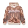 s-boxt-hood-show Graffiti desenli kapüşonlu sweatshirt