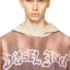 s-boxt-hood-show Graffiti desenli kapüşonlu sweatshirt