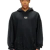 s-boxt-hood-t10 Metal Oval D kesimli kapüşonlu sweatshirt