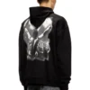 s-boxt-hood-t5 Arkada baskı bulunan pamuklu kapüşonlu sweatshirt