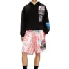 s-boxt-hood-t6 Logo fotoğraf yamalı kapüşonlu sweatshirt