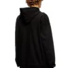 s-boxt-hood-t6 Logo fotoğraf yamalı kapüşonlu sweatshirt