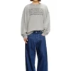 s-boxt-raw-v1 Aplike logolu pamuklu sweatshirt