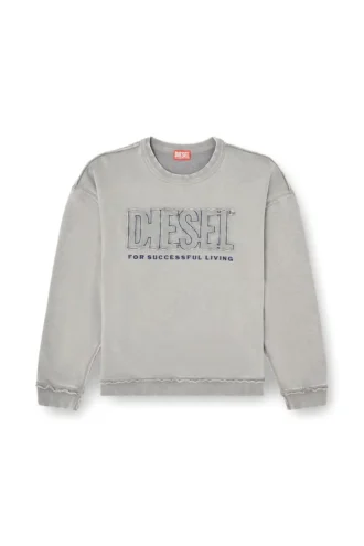 s-boxt-raw-v1 Aplike logolu pamuklu sweatshirt