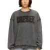 s-boxt-raw-v1 Aplike logolu pamuklu sweatshirt