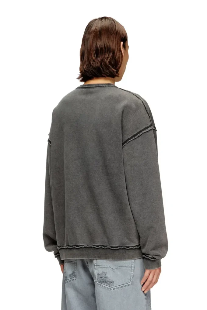 s-boxt-raw-v1 Aplike logolu pamuklu sweatshirt