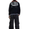 s-boxt-t1 Oval D baskılı pamuklu sweatshirt
