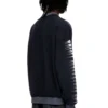 s-boxt-t1 Oval D baskılı pamuklu sweatshirt
